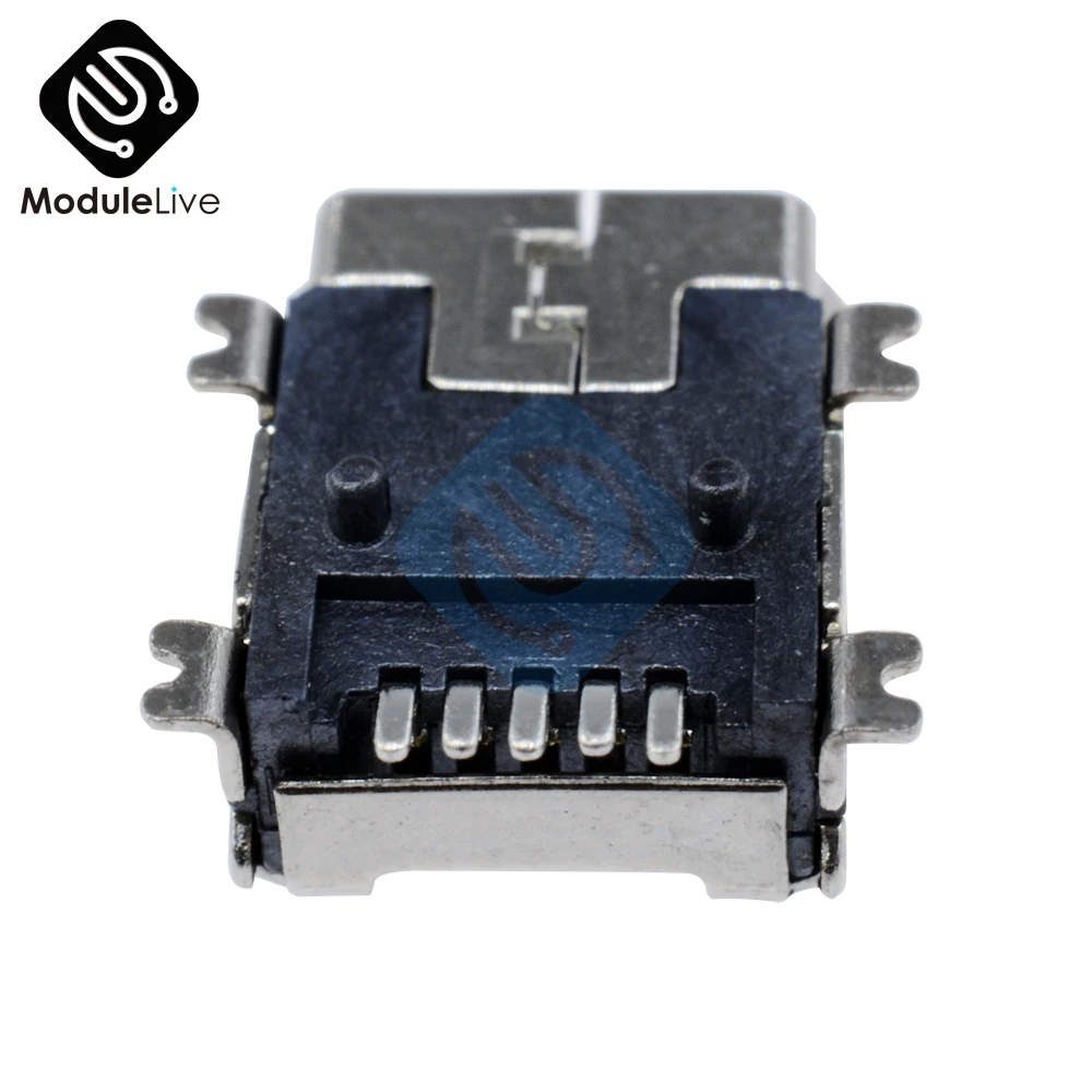 10 шт. мини крошечные USB SMD 5 Pin 5 шпильки женский мини B разъем