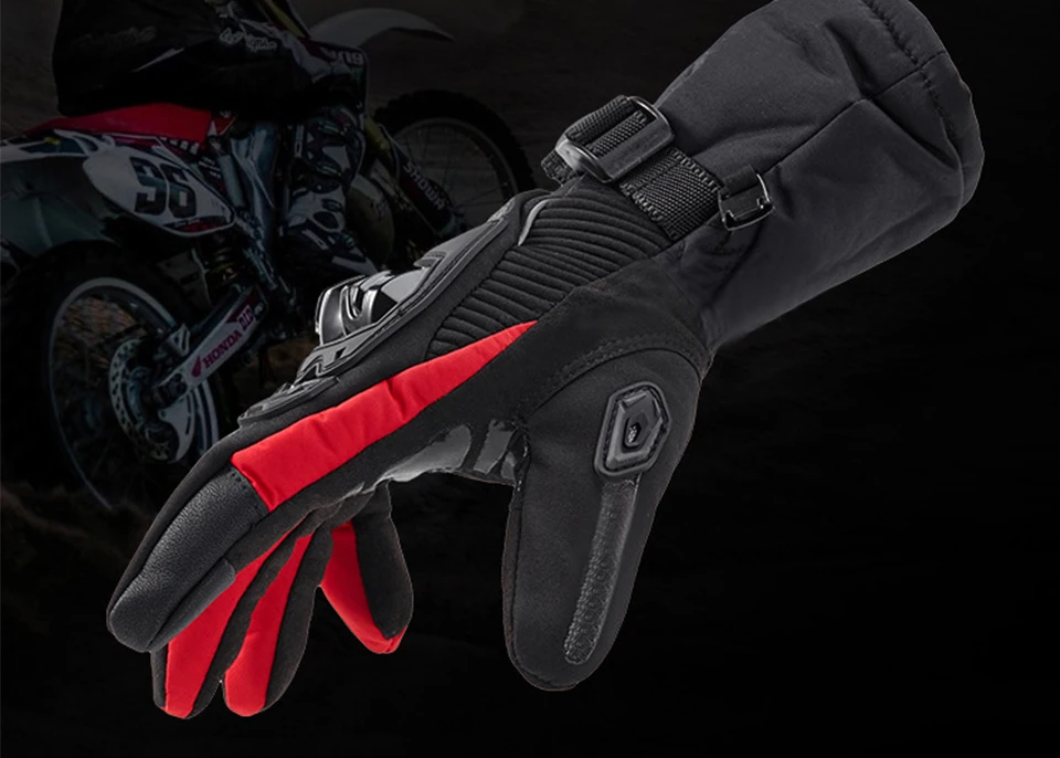 Foxcncar motorcycle gloves 100% Waterproof windproof Winter warm Guantes Moto Luvas Touch Screen Motosiklet Eldiveni Protective (6)