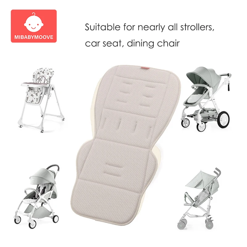 Сиденье для детской коляски подушки мягкие дышащие коляска для новорожденных Pad Four Seasons Удобная коляска аксессуары детское сиденье коврики