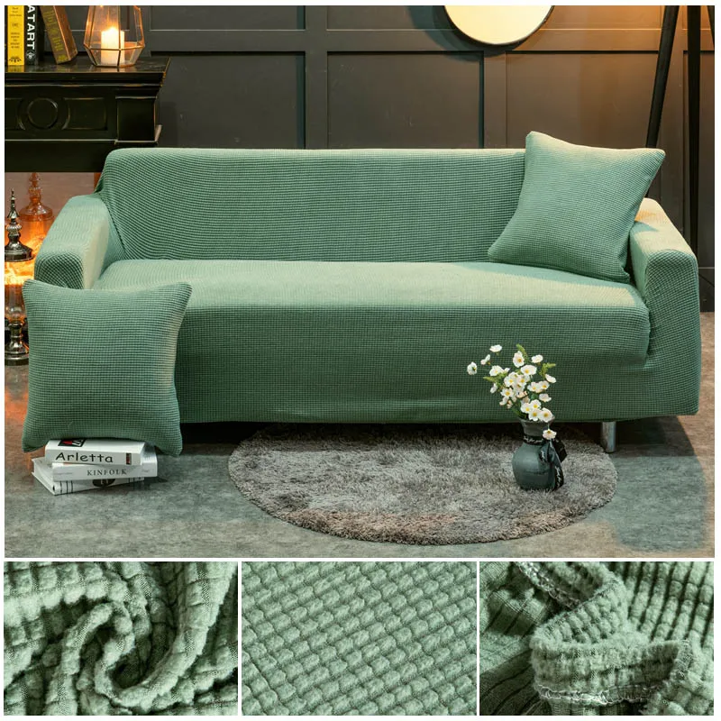 Чехлов диван ткань плюшевая 1/2/3/4 местный диван Чехол толстые диван охватывает эластичный мебель чехол Рождество принципиально диван 1 шт - Цвет: Color 2