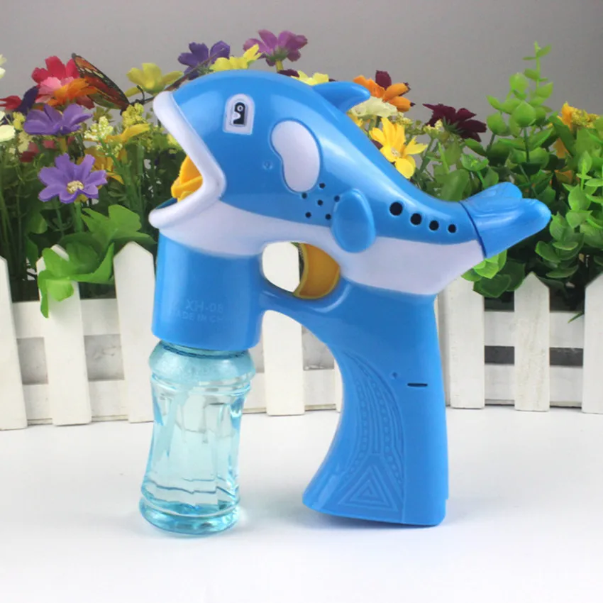 Buy Interesting dolphin bubble gun Automatic light