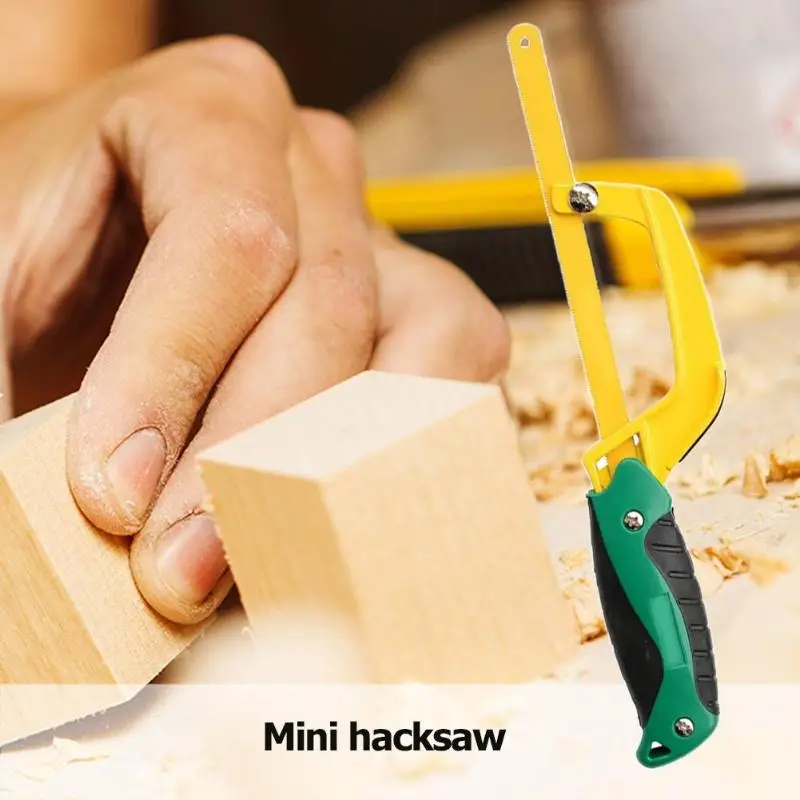 Многофункциональный Fretsaw из алюминиевого сплава Мини Fretsaw 10 дюймов ручной пилы Jig пилы рамки хобби Деревообрабатывающие инструменты