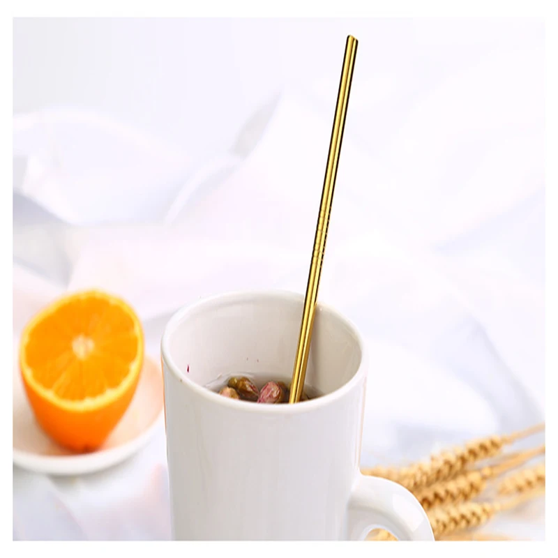 

2/4/8Pcs Reusable Drinking Straw High Quality 304 Stainless Steel Metal Straw with Cleaner Brush For Mugs 20/30oz