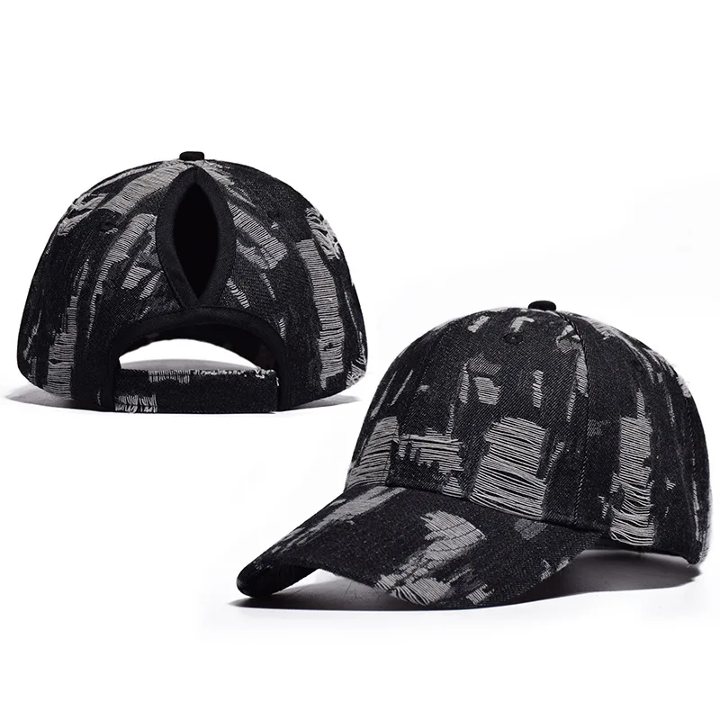 Unisex Retro lavado agujeros hombres mujeres Ponytail gorra de béisbol del Snapback Golf Beisbol Casquette Hockey gorras verano otoño Unisex Retro lavado agujeros hombres mujeres Ponytail gorra de béisbol del Snapback Golf Beisbol Casquette Hockey gorras verano otoño