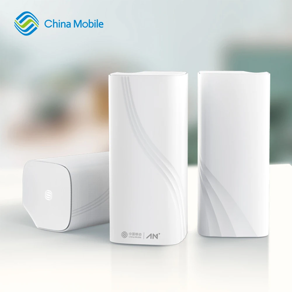 

China Mobile MW1 3PCS/Pack Whole Home Mesh Wireless WiFi System with 11AC 2.4G/5.0GHz WiFi Wireless Router and Repeater