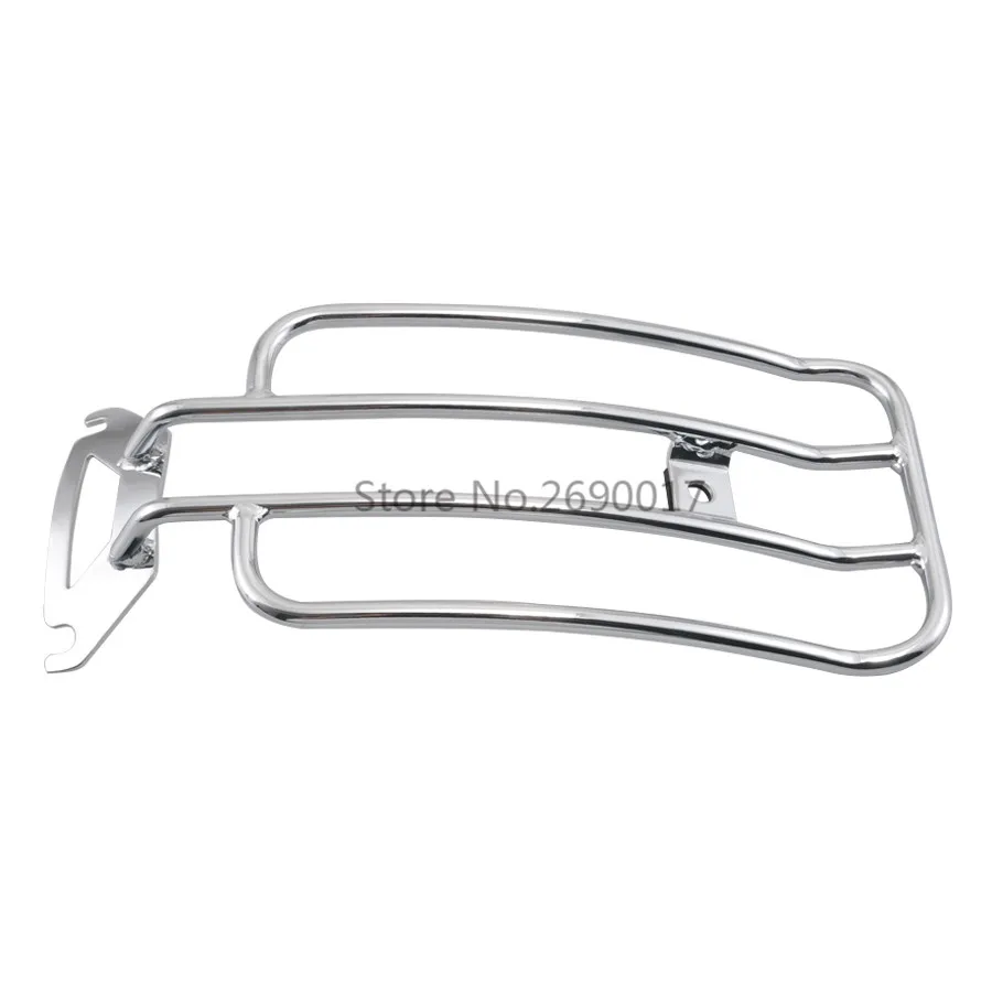 

Chrome Motorcycle Solo Seat Luggage Rear Fender Rack Fits For Harley 98-06 Road Glide Electra Glide