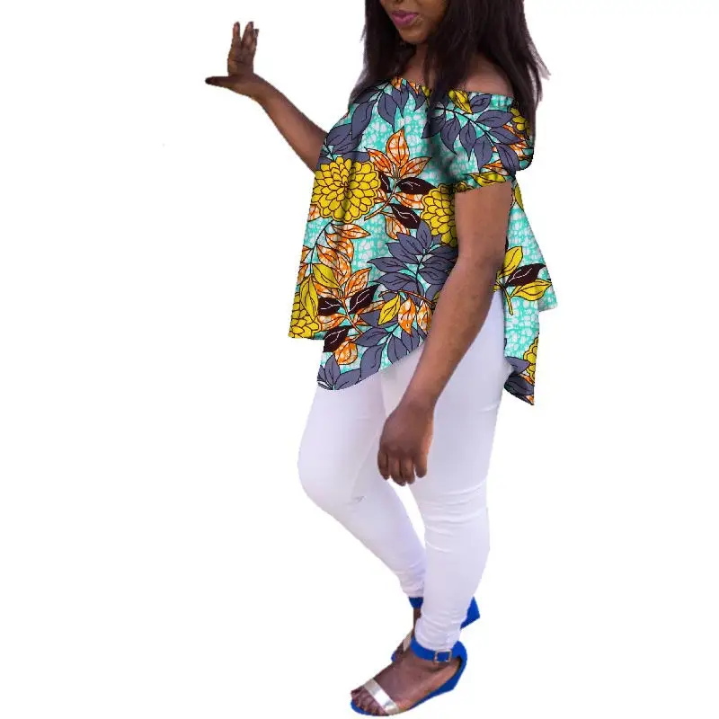 2018-Autumn-african-shirts-for-women-Dashikis-6xl-africa-clothing-Women-traditional-african-clothing-cotton-Top(18)