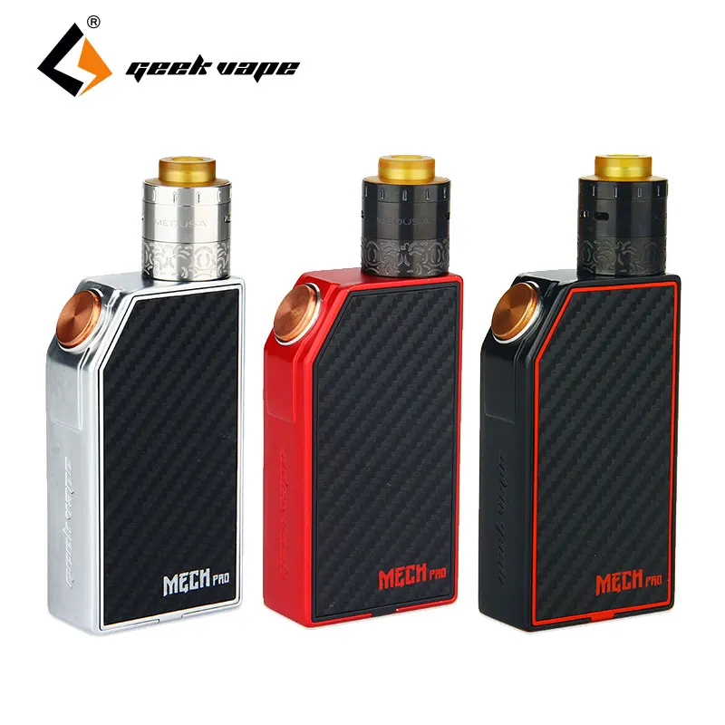 

Original GeekVape MECH Pro Kit with 3ml Medusa RDTA Tank & Interchangeable Cover Plates E-cig Vape MECH Pro Kit No Battery