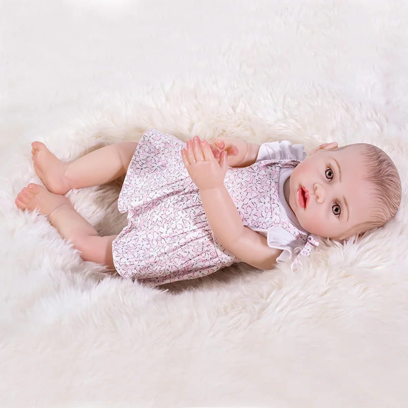 OtardDolls 43 см кукла Bebe Reborn мягкая силиконовая игрушка для мальчиков и девочек милая