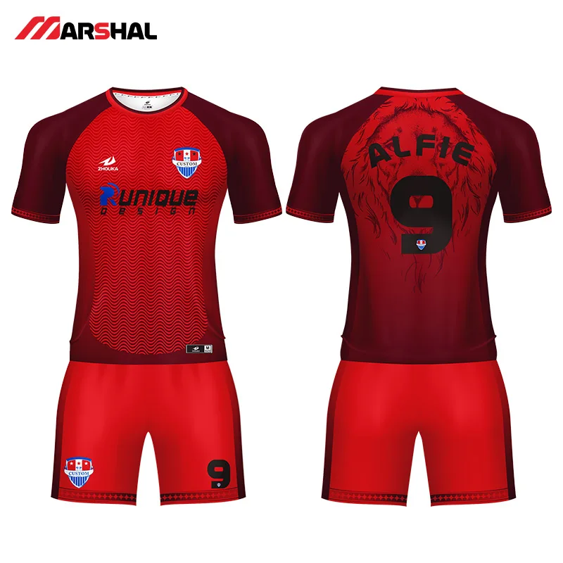 Customized Team Practice Sports Soccer Jersey Youth Football kits