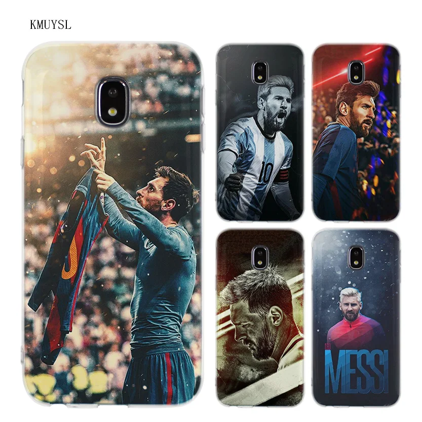 

KMUYSL The King Messi 10 TPU Transparent Soft Case Cover for Samsung Galaxy J5 J7 J3 2016 2017