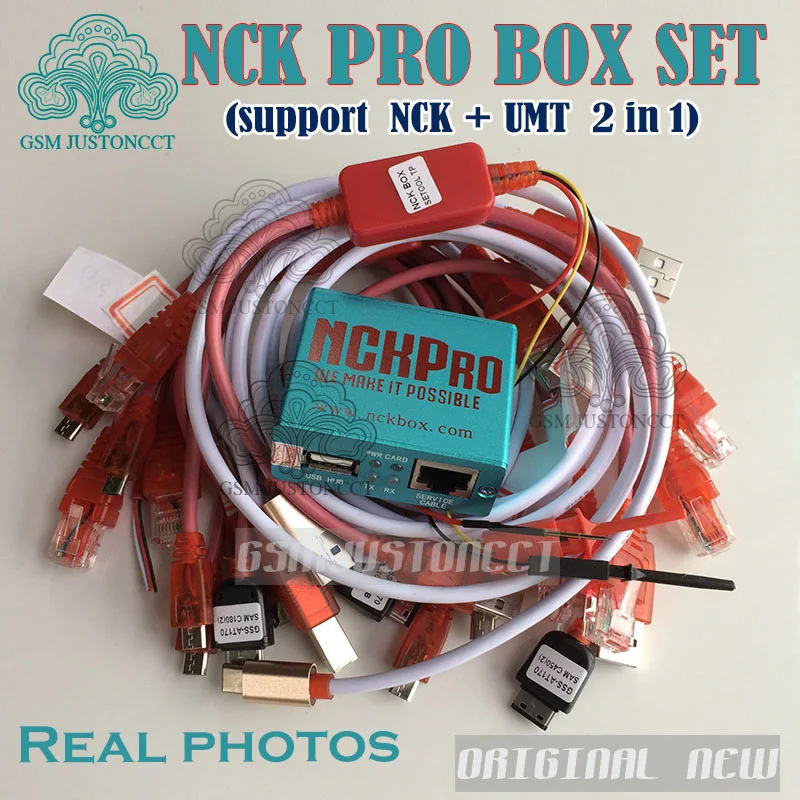 

Original NCK PRO BOX nck Pro box 2 ( support NCK + UMT 2 in 1)new update For Huawei +14 cables