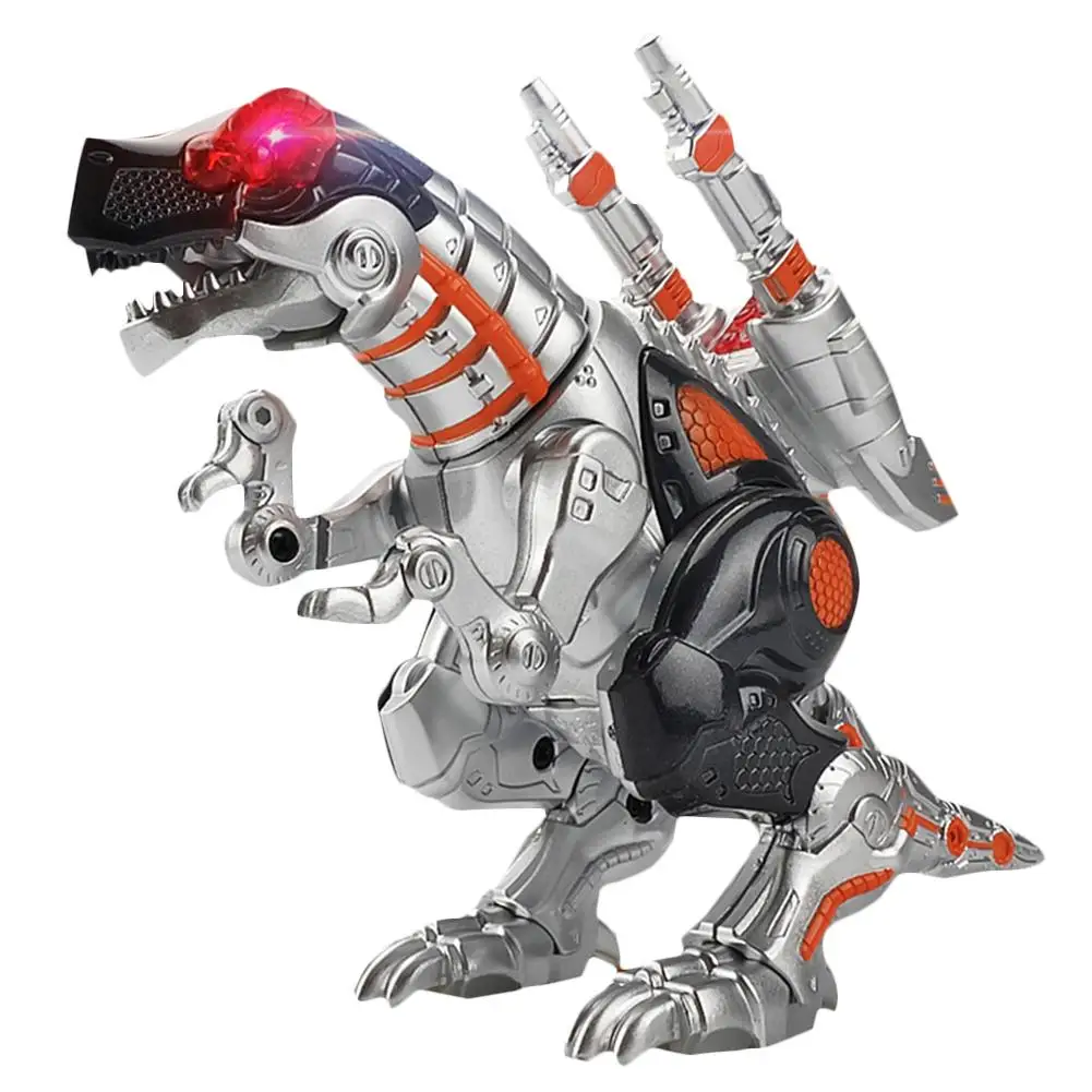 Электрическая кукла сплава динозавров Военная игрушка Звук Свет Pet игрушечные лошадки Прохладный Мех ABS + сплав Материал с текстура металла