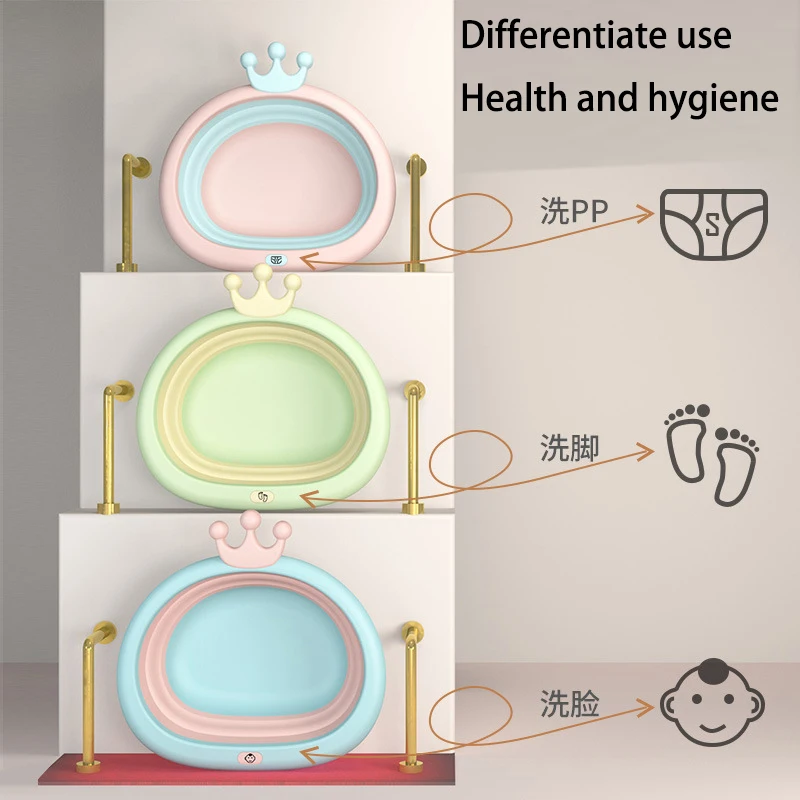Дропшиппинг детский складной умывальник новорожденный младенец лицо ноги попа умывальники путешествия детская ванночка детский складной таз