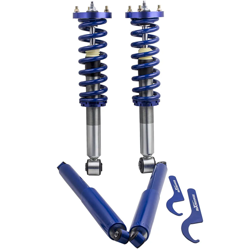 Синяя подвеска Coilover Shock Kit для FORD F150 RWD всего 2004-2008 Adj. Высота амортизатор