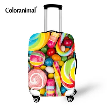 

Coloranimal 3D Cook Food Print Luggage Protective Covers Trunk Case Cover Zipper for 18-30 Elastic Thick Suitcase Trolley Cover