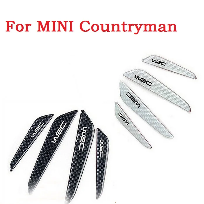 Car Door Protector Fiber Door Side Edge Protection Guards Trims Stickers Auto parts for MINI