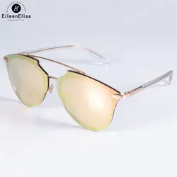EE 2017 Солнцезащитные очки для женщин Кошачий глаз Солнцезащитные очки для женщин Для женщин Овальный Очки ретро женский Защита от солнца
