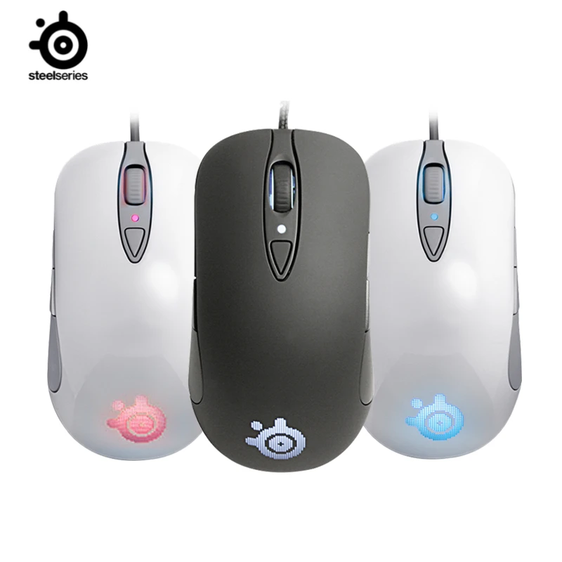 Бесплатная доставка оригинальная игровая мышь Steelseries сэнсэй сырой Frost Blue V2 Edition