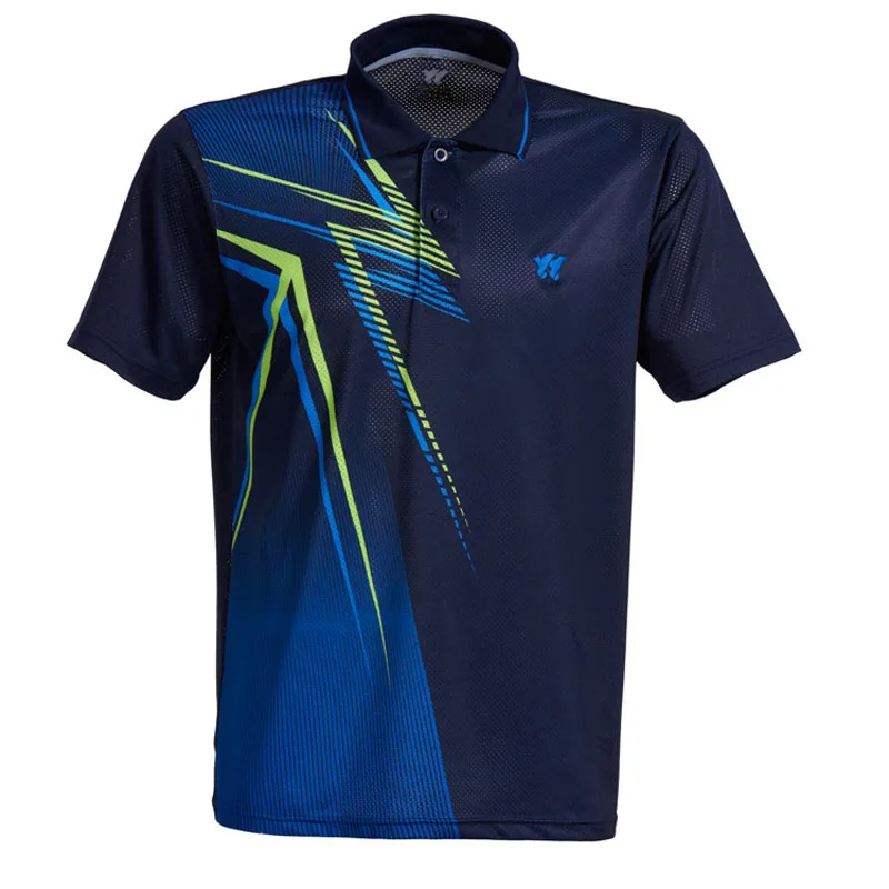 Skup Koszula do badmintona mężczyźni kobiety, koszulki do tenisa stołowego, odzież tenisowa dry cool Jersey, koszulka pingpong, Badminton, koszulki treningowe