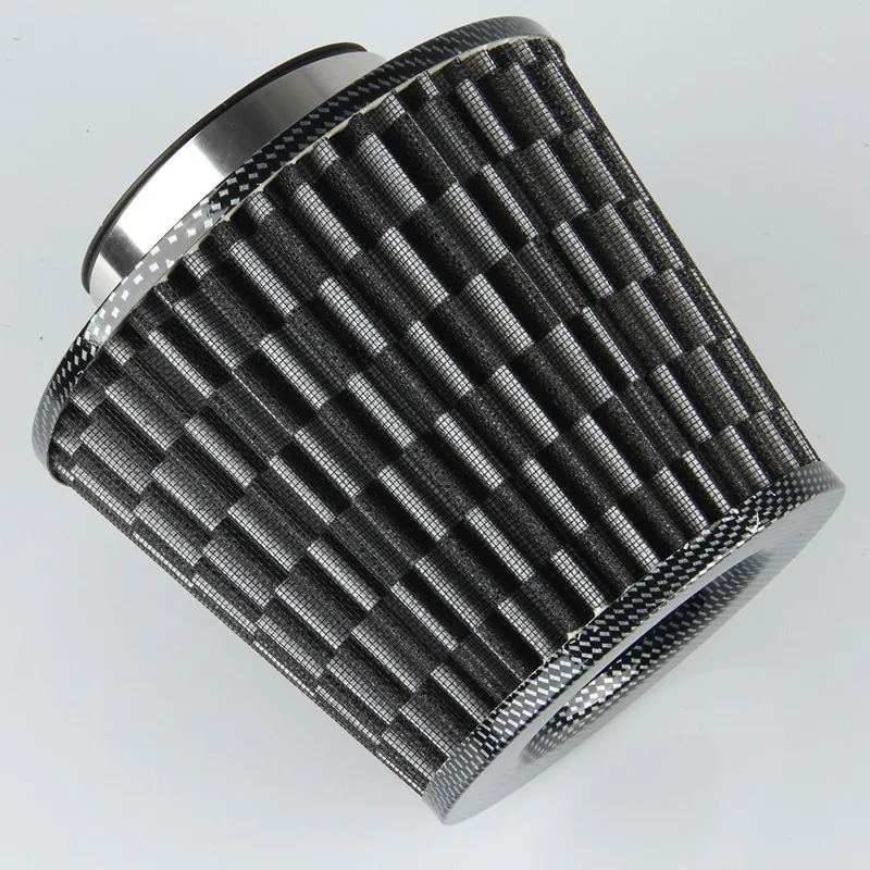 Hot 3 "/ 75mm Cone Car Truck Air Intake Filter Turbo Vent Cleaner Clamp