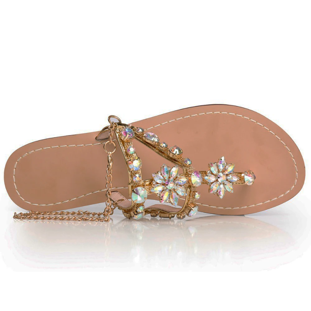 Leather Thonged Sandal Letters Leather Thonged Sandal Letters