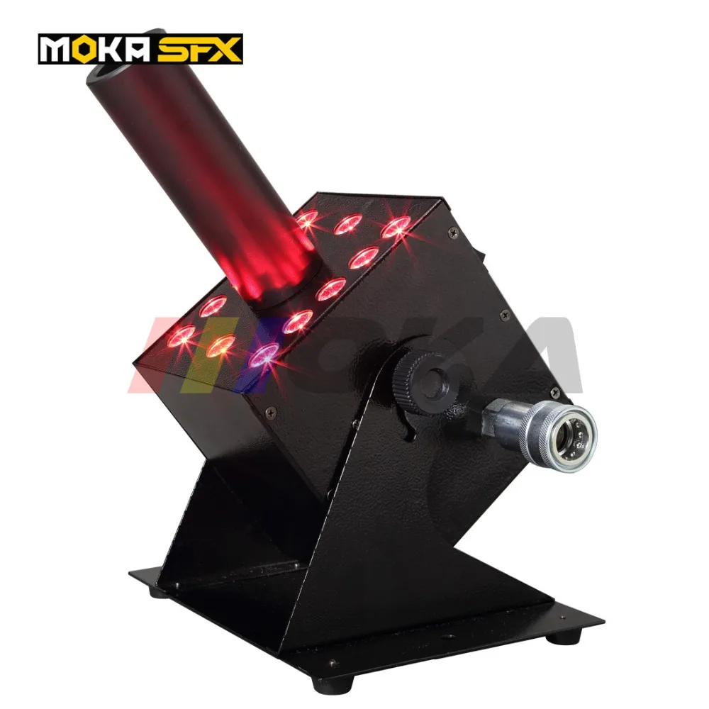 Co2 инструмент-клапан Jet blaster машина Co2 струйная машина 12 шт. x 3 Вт RGB светодиодный сценический станок для дискотек шоу ночной клуб Вечерние Декорации