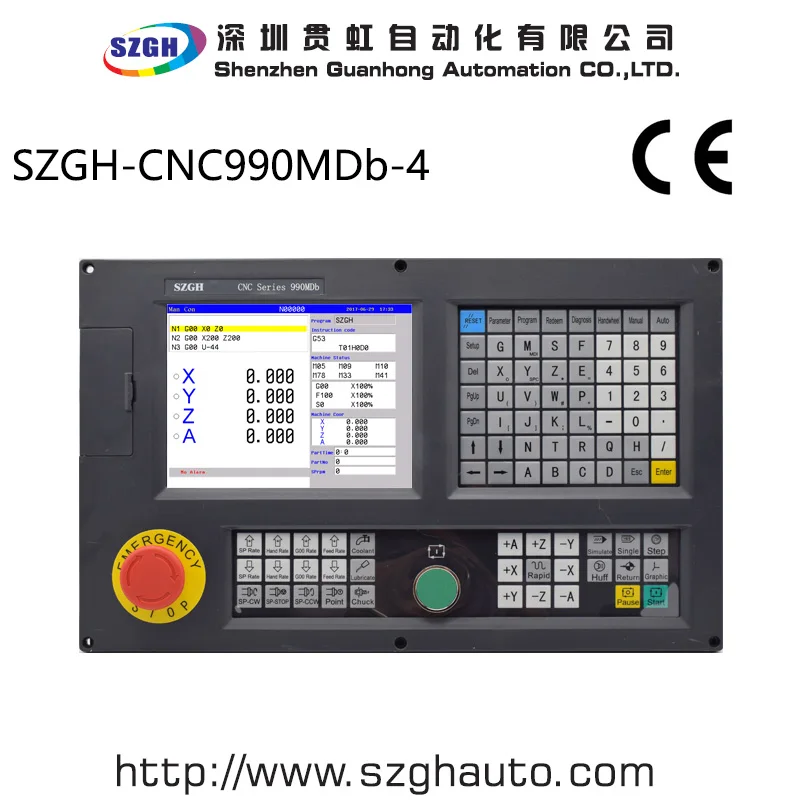 

Economical 4 Axis 8.4 Inches displayer CNC Controller for Milling Machine with Mach 3 with ATC PLC function