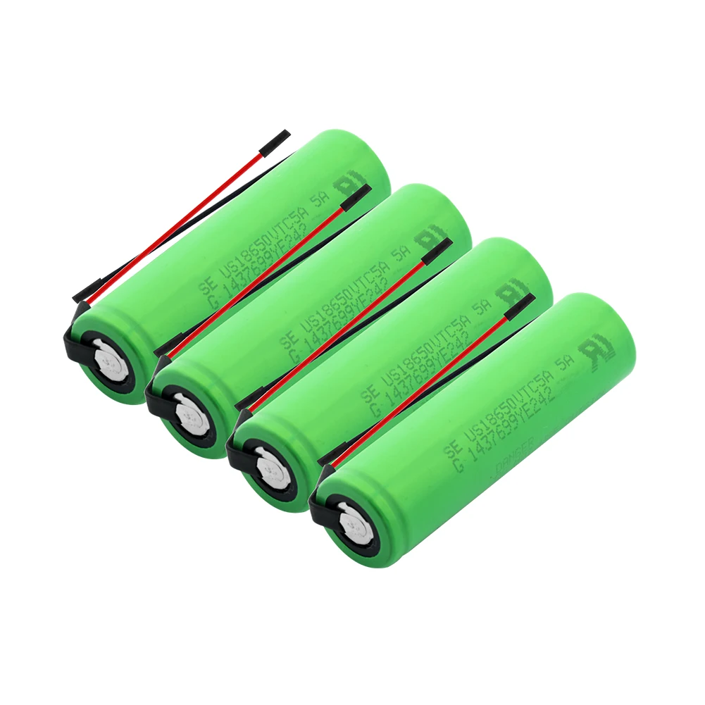 Новинка 1-10 шт US18650VTC5A 3,6 v 2600 mah 18650 батарея литиевая аккумуляторная батарея 35A высокое слив с Diy провода батареи