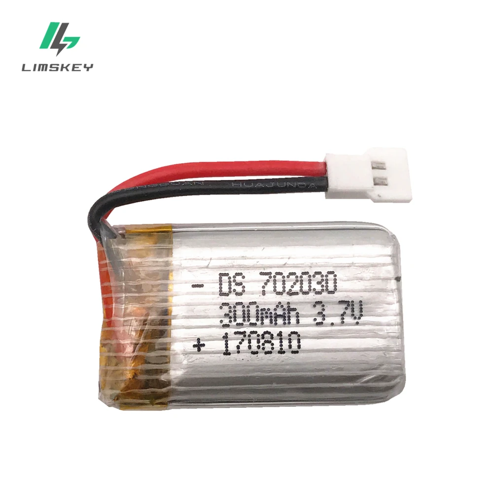 3,7 V 300 mAH литий-полимерный Батарея для E55 FQ777 FQ17W Hubsan H107 Syma X11C Udi U816 U830 RC вертолет 3,7 V 300 мА/ч, 25C XH штепсельной вилки