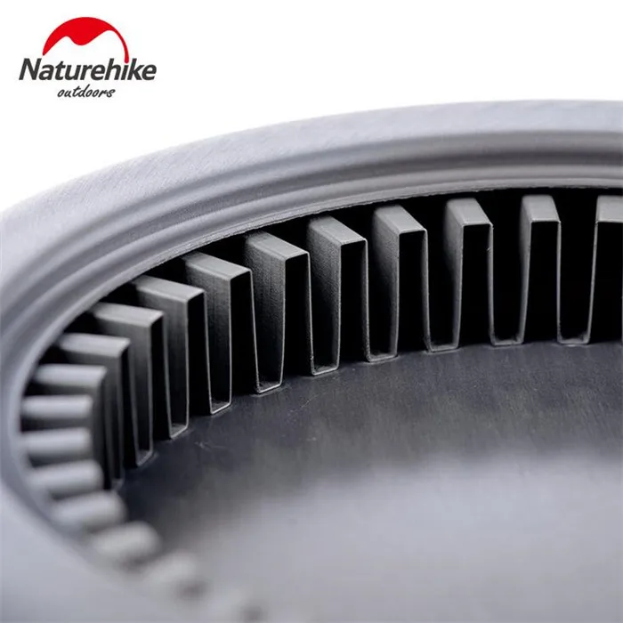 Naturehike 1.5l ligero aleación de aluminio al aire libre camping intercambiador olla calentamiento rápido hervidor plegable picnic Utensilios de cocina