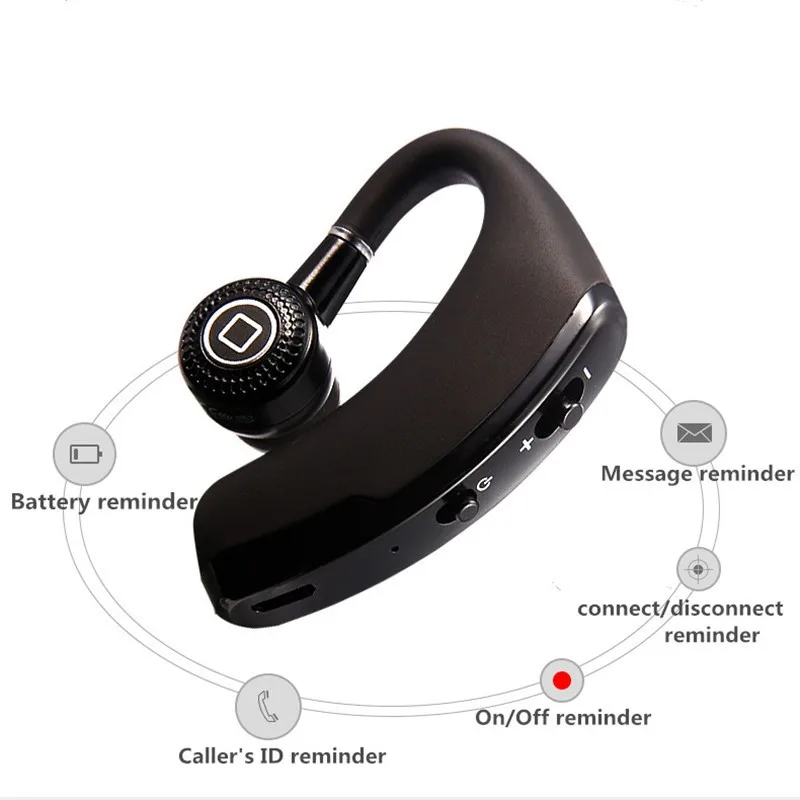 Handsfree business bluetooth headset with mic voice control wireless bluetooth headphone for sports noise cancelling earphone (8)_