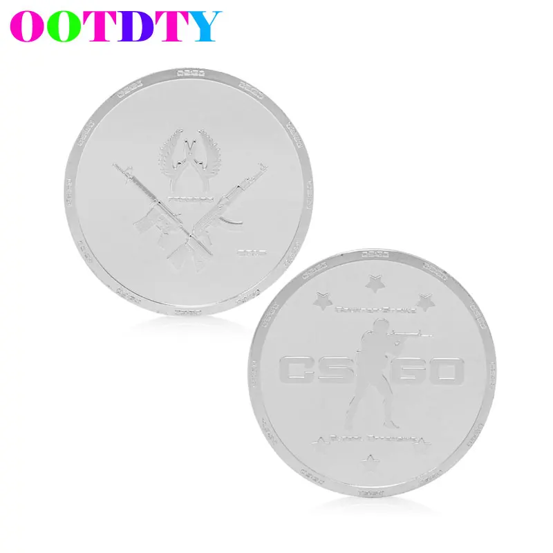 

CS GO Counter Strike Design Commemorative Coin Zinc Alloy Commemorative Coin Collection No-currency Coins Gift MY22_30