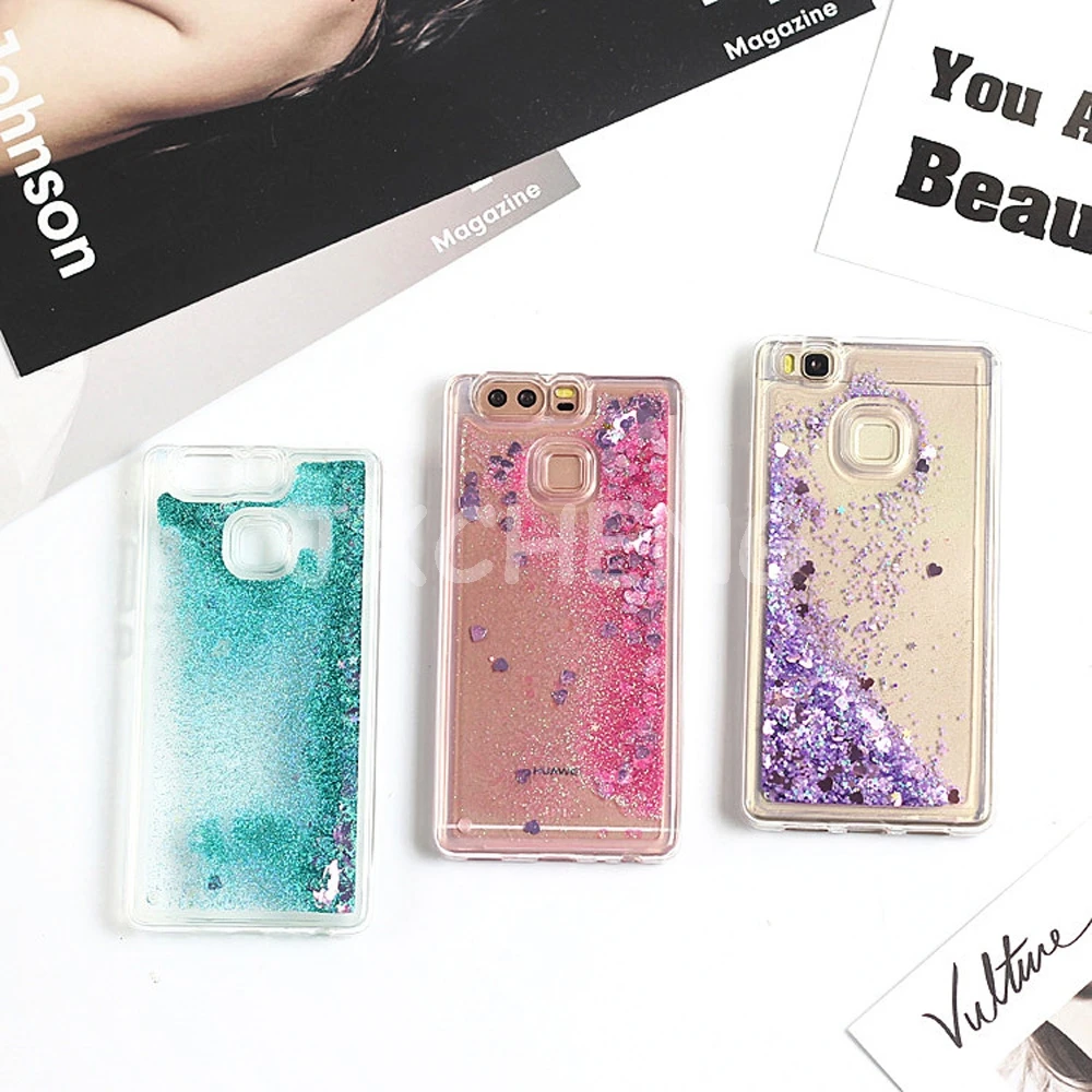 Водный Жидкий чехол для Huawei Y5 Y6 Pro II 2017 Y7 Prime Y9 2018 Nova 2 Plus 2i 2S 3 3i 3E Lite умный Блестящий