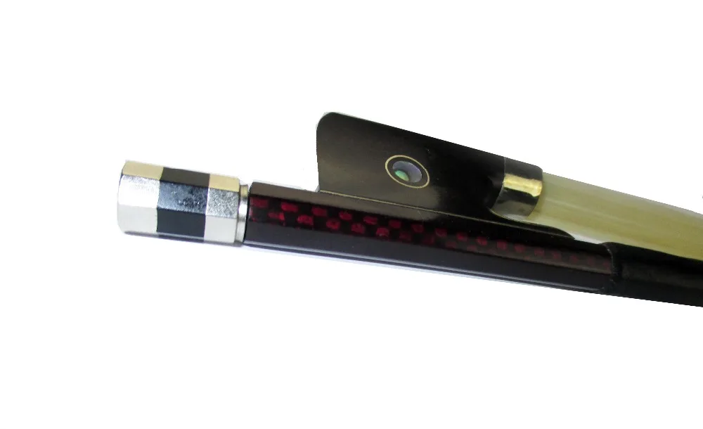 

Free Shipping 4/4 Color Plaid Carbon Fiber Cello Bow Top Grade Carbon Fiber Cello Bow