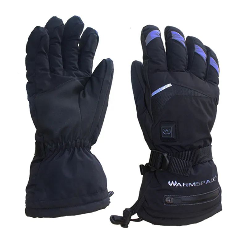10pair 3600MAH Smart Electric Heated Gloves Winter Warm 5 Finger&Hand Back Lithium Battery Self Heating Touch Screen Ski Gloves