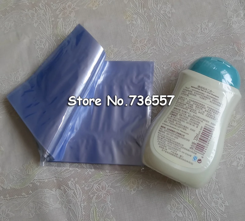 200 шт. 3," x 7,1"(8x18 см) мягкий прозрачный ПВХ термоусадочная Сумки Упаковка из термоусадочной пленки, для косметики упаковка Обёрточная бумага материалы