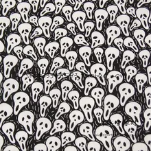 140*50 см, 1 шт., ткань с изображением черепа ужасов, хлопок, ткань с принтом черепа ужасов, хлопковая ткань для шитья, материал для одежды и сумок своими руками
