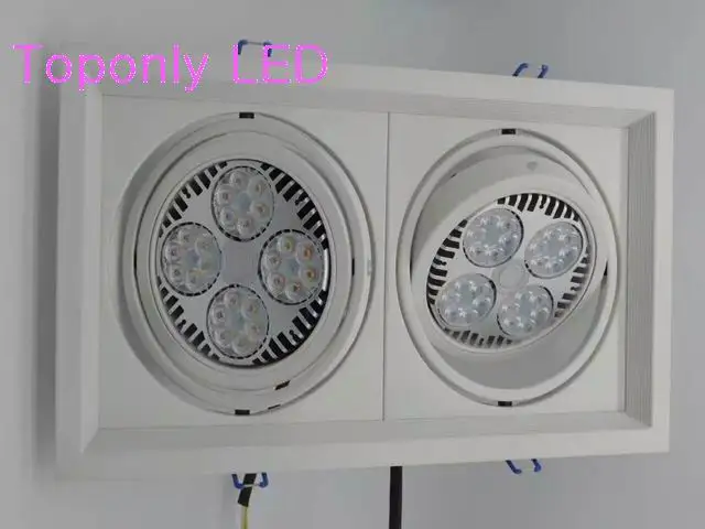 OSRAM E27 35w Par30 светодиодная лампа регулируемый источник света белого цвета для