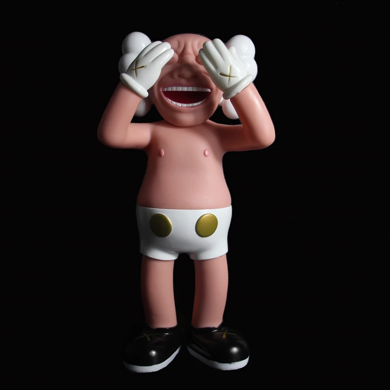 

Yue Minjun Original Fake Toothy laugh Brian Street Art PVC Action Figure Collectible Model Toy S167