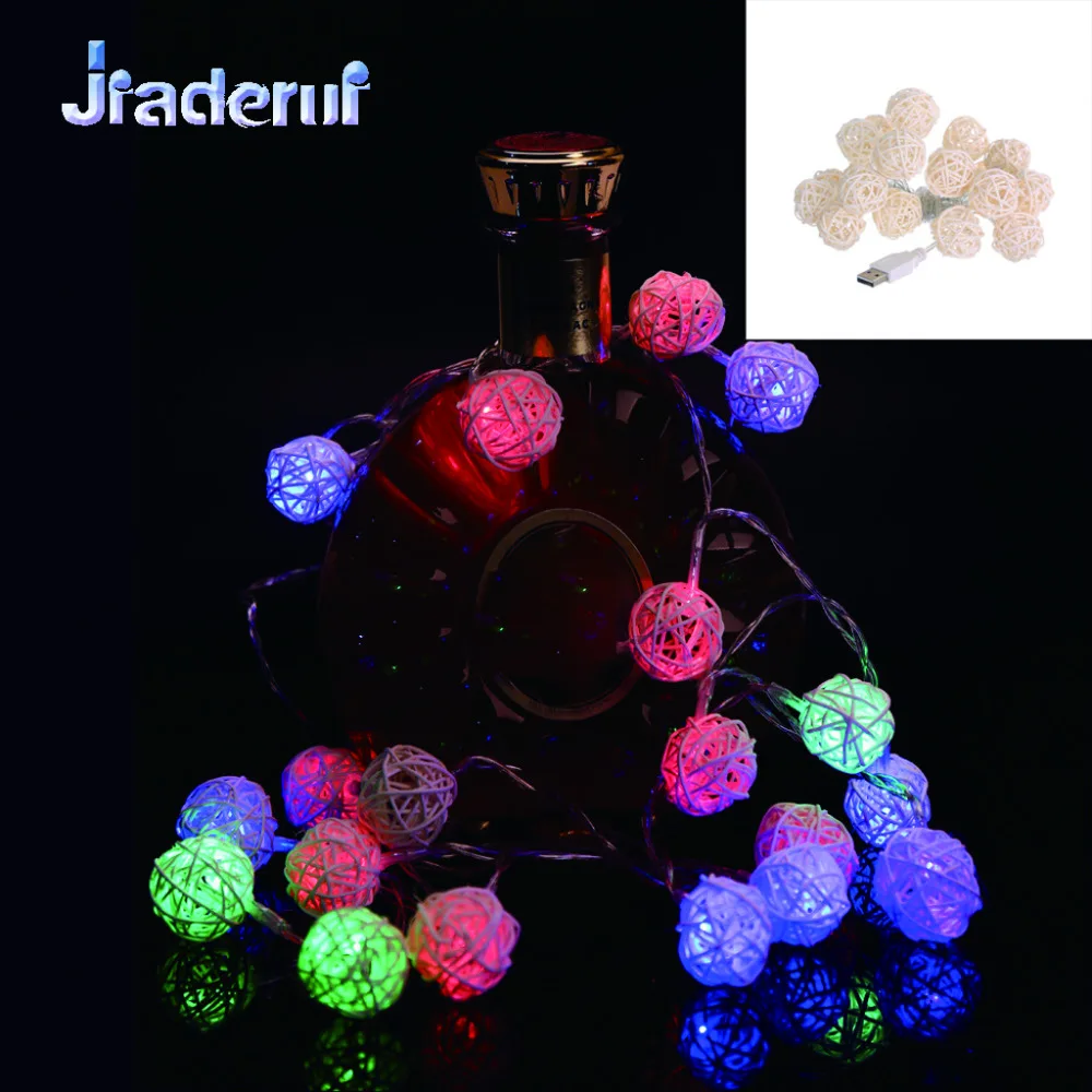 Jiaderui LED hoilday огни USB Мощность 1 м 10 светодиодов 2 20 3 30 sepaktakraw свет строка Декор фея