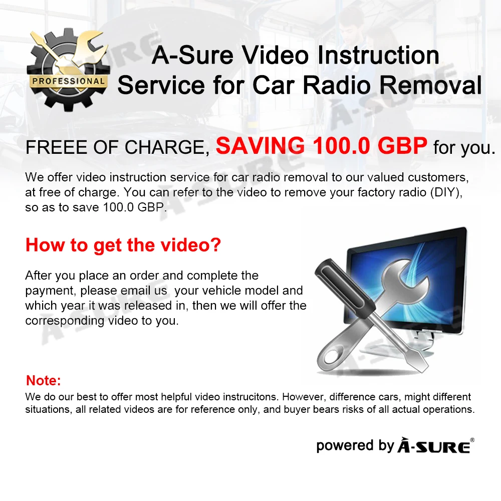 Clearance A-Sure 2 Din 8 Core 4GB RAM Android 9.0 Radio GPS DVD Player Navigation For FORD/Focus/S-MAX/Mondeo/C-MAX/Galaxy/Fiesta/Kuga 5