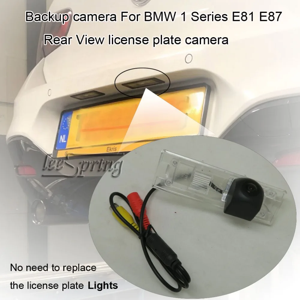 

Резервная камера для BMW 1 серии E81 E87 2004-2012 Камера заднего вида с номерным знаком CCD 1280*960 1000TV линии с ночным видением