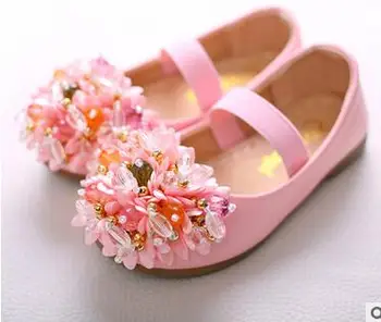 

2017 new fashion colorful flower children princess girl shoes casual shoes and flat shoes children's girls casual shoes