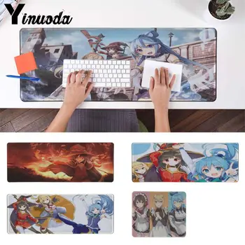 

Yinuoda God's blessing on this wonderful world Game Player desk laptop Rubber Mouse Mat Large Picture Customize Gaming Mousepad