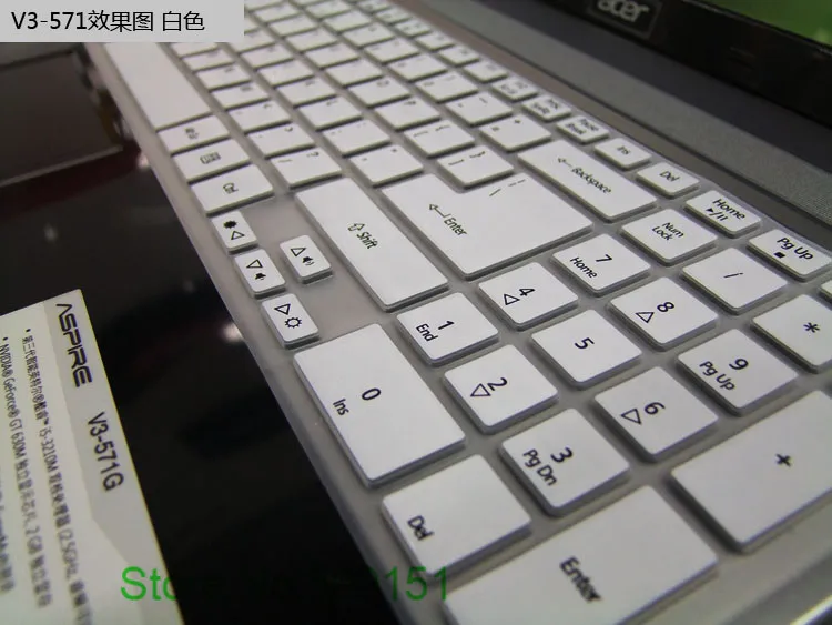 

17.3'' Silicone laptop keyboard cover for Acer Aspire V7-582P V7-582PG Nitro VN7-591G VN7-571G V5-573 V5-573P V5-573PG
