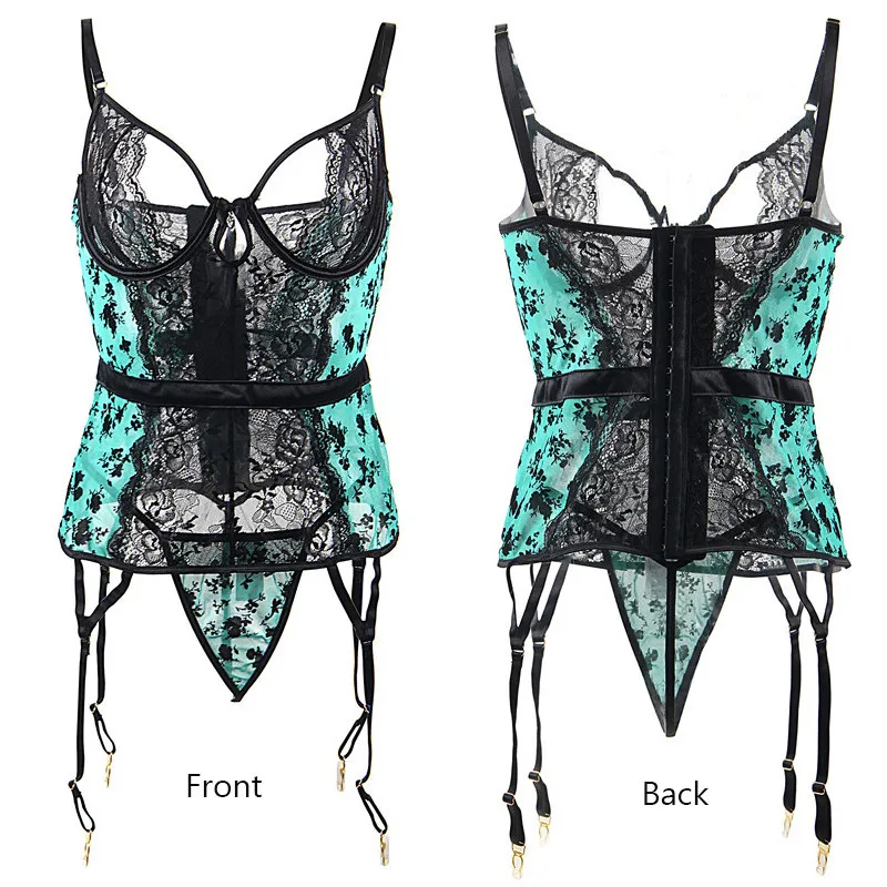 gartered lingerie