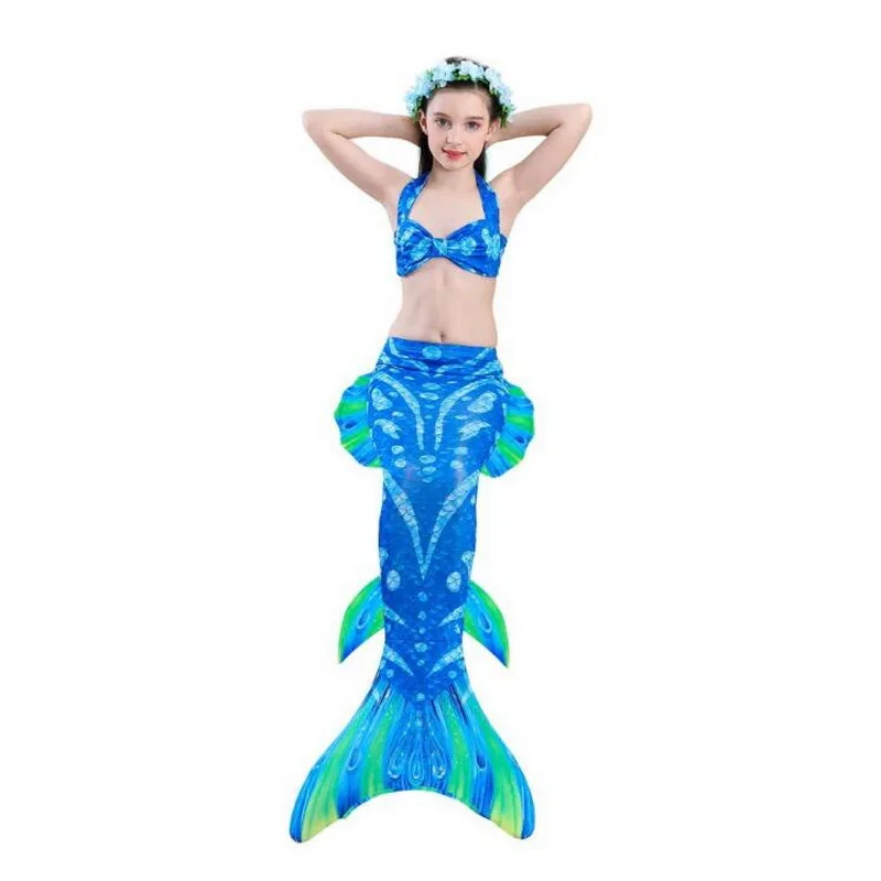 

Kids Mermaid Costumes Mermaid Swimsuit Bikini Girls Mermaid Tail Finned Swimsuit Children Wear Split Swimsuit Mermaid Swimwing