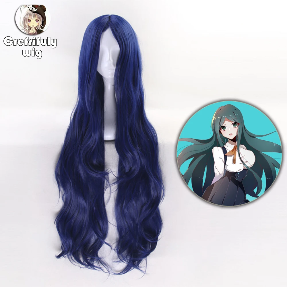 Danganronpa V3: убийство Harmony сироганэ Tsumugi длинный парик Косплэй костюм Для женщин синтетический термостойкий парик волос вечерние парики 100 см