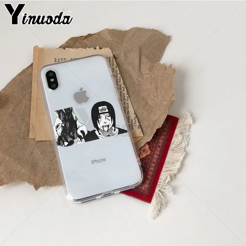 Чехол для телефона Yinuoda Naruto Sasuke Sakura Anime iPhone X Xs Xr XsMax 6 6s Plus 7 7plus 8 8plus 5 5s 5c SE|Бамперы| |